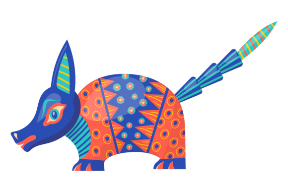 Decorative Armadillo with Mexican Folk P: A Typeface with Character