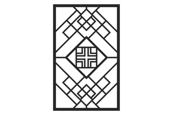 Decorative Door Mosaic Black Line Geomet: A Modern Asset