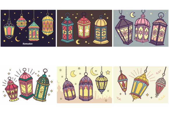 Decorative Ramadan Lanterns Bundle: A Designer's Essential Asset
