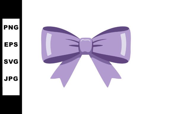 Elevate Designs with a Purple Bow Ribbon Decorative Element