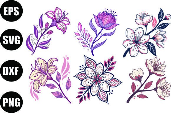 Elevate Your Brand with Decorative Flower Logo Vector Art