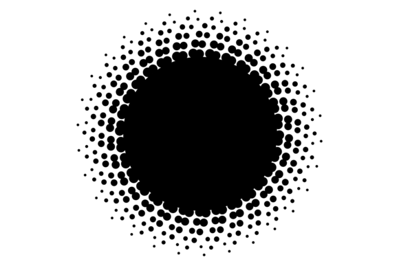 The Visual Rhythm of Dot Radial Pattern Decorative Motion