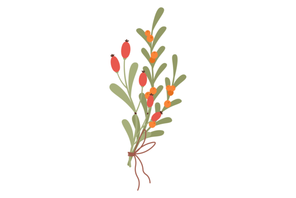Winter Berries Decorative Bouquet: A Natural Touch for Modern Design